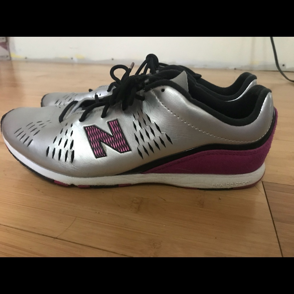 Silver New Balance sneakers!